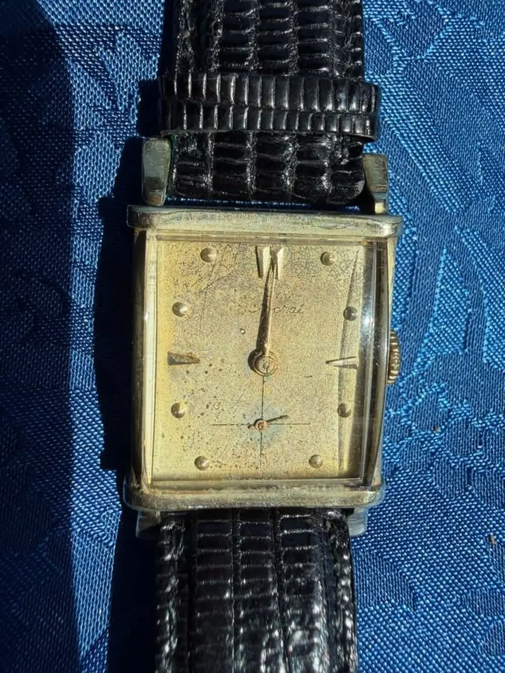 Vintage Gorham Aristocrat Mechanical Watch 10K Gold Filled Repair Project CCC74